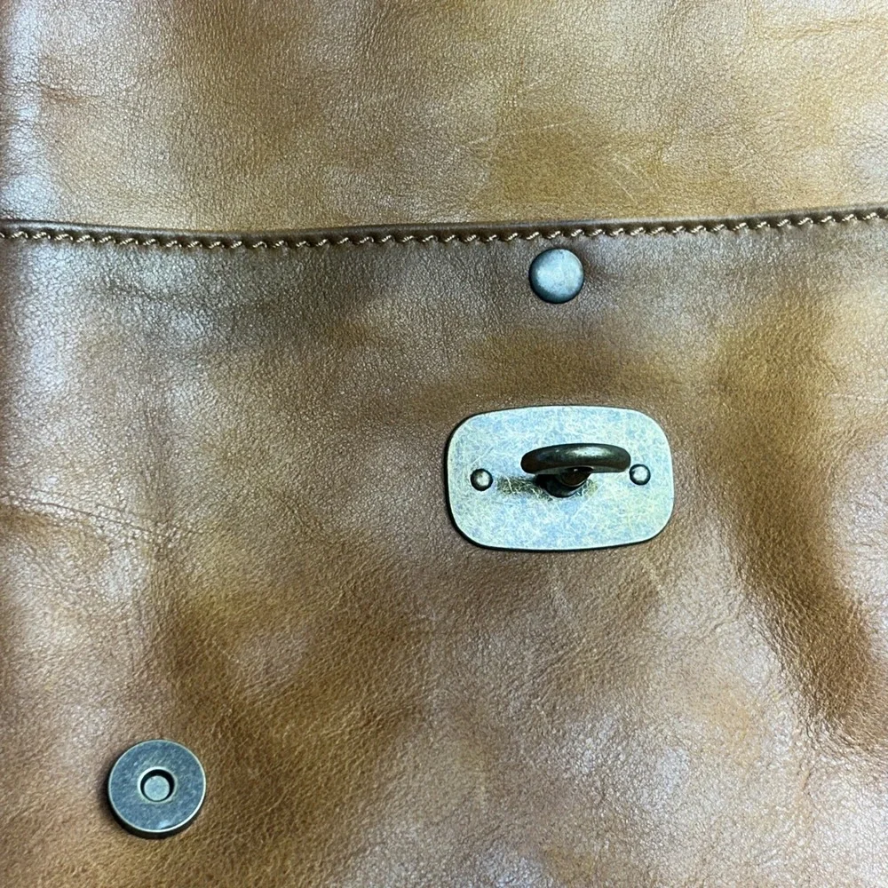 Italian Leather Mini Backpack in‎ Vintage Cognac Quiet Luxury Made in Italy